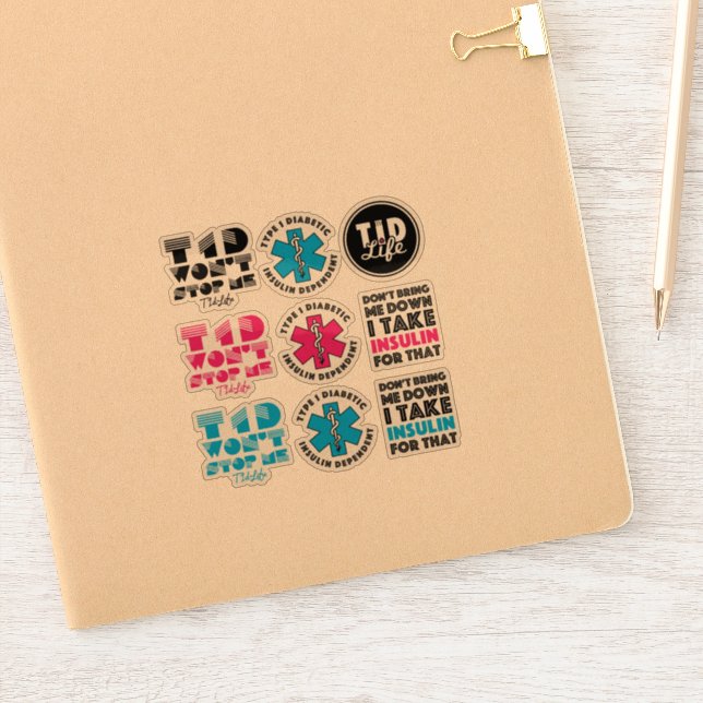 Pegatinas de T1dLife Pod (Cuaderno)