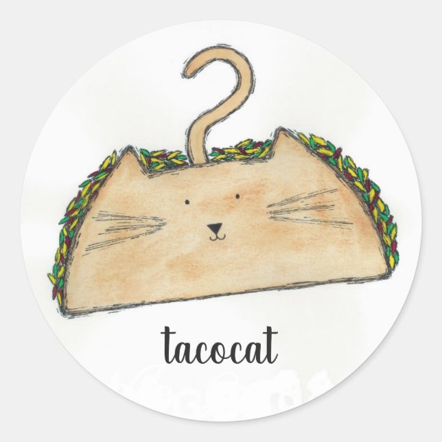 Pegatinas de Tacocat (Anverso)