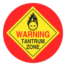 Pegatinas de Tantrum Zone