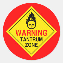Pegatinas de Tantrum Zone