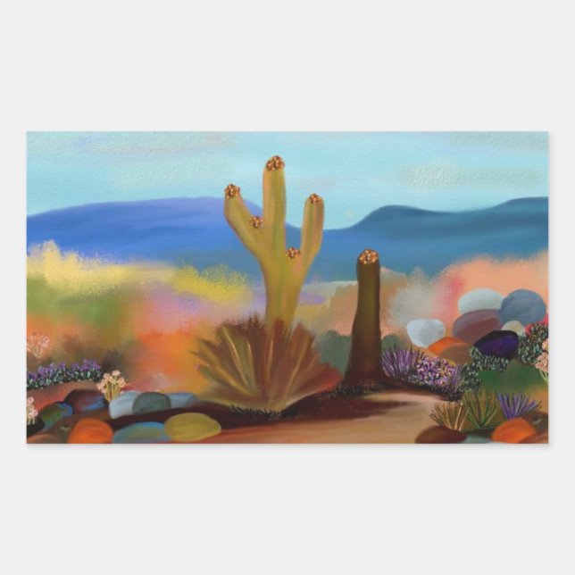 Pegatinas de tapices del desierto (Anverso)