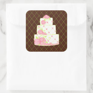 Pegatinas de Tarta de Boda