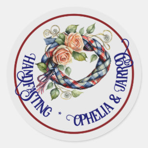 PEGATINAS DE TARTAN HANDFASTING PARA LOS AMANTES D