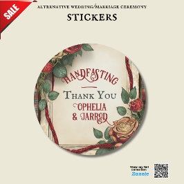 PEGATINAS DE TARTAN HANDFASTING PARA LOS AMANTES D