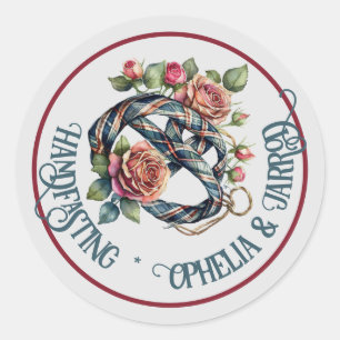 PEGATINAS DE TARTAN HANDFASTING PARA LOS AMANTES D