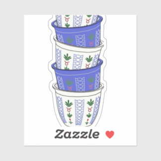 pegatinas de tazas de café de arabia saudita