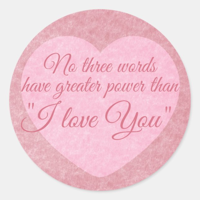 pegatinas de "TE AMO" (Anverso)