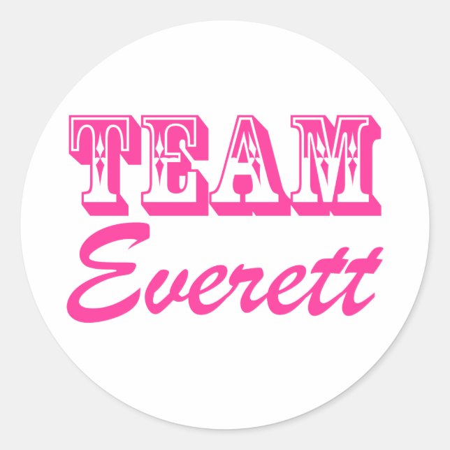 Pegatinas de Team Everett (Anverso)