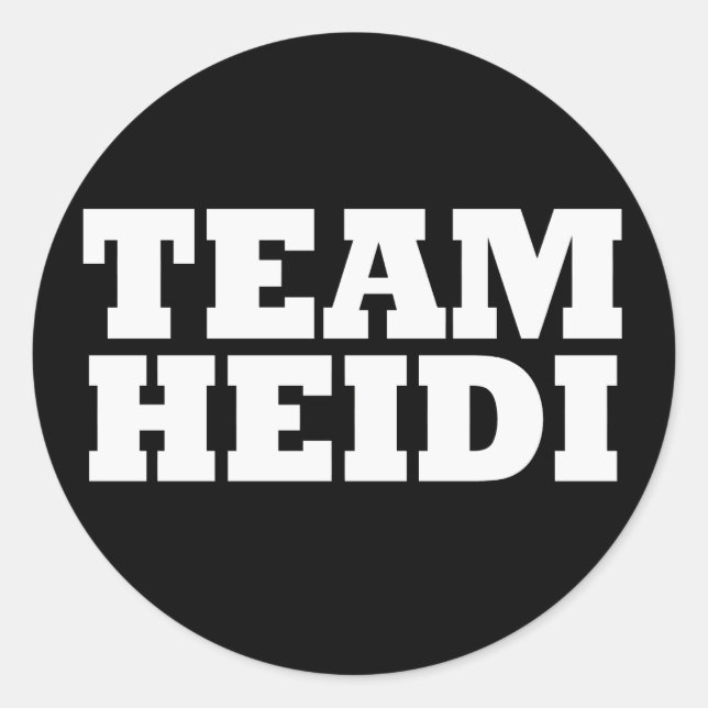Pegatinas de Team Heidi (Anverso)