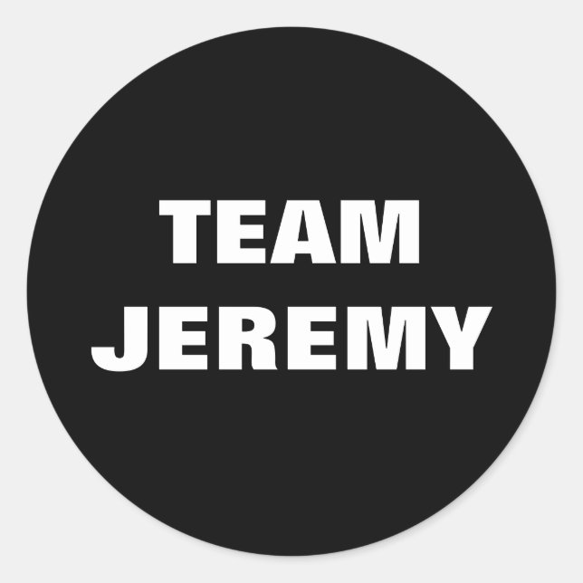Pegatinas de Team Jeremy (Anverso)