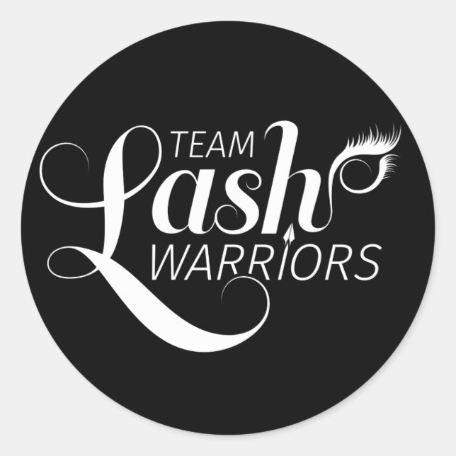 Pegatinas de Team Lash Warrior (Anverso)
