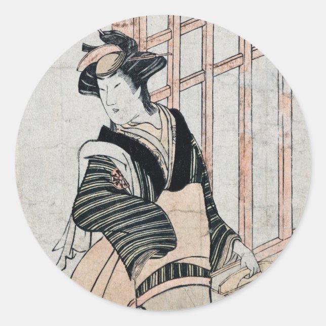 Pegatinas de teatro Kabuki de Japón (Anverso)