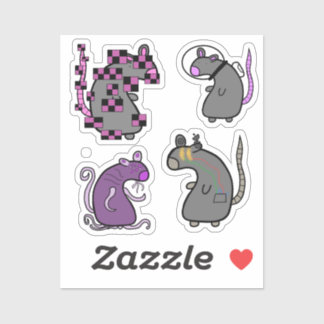 Pegatinas de Tech Rat