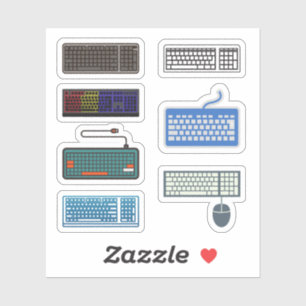 Pegatinas de teclado para equipos informáticos