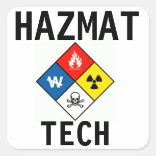 Pegatinas de tecnología de Haz Mat