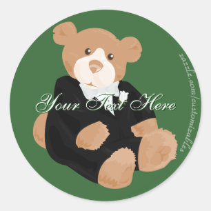 Pegatinas de Teddybear Groom
