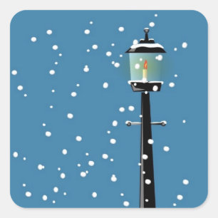 Pegatinas de temporada de los Navidades Lamplight 