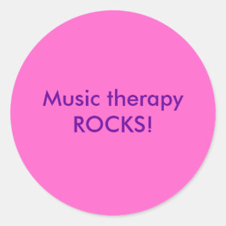 Pegatinas de terapia musical