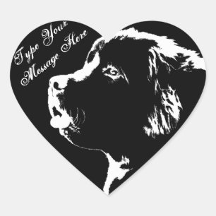 Pegatinas de Terranova personalizan Pegatinas de p