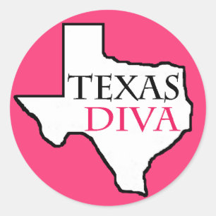 pegatinas de "Texas Diva"