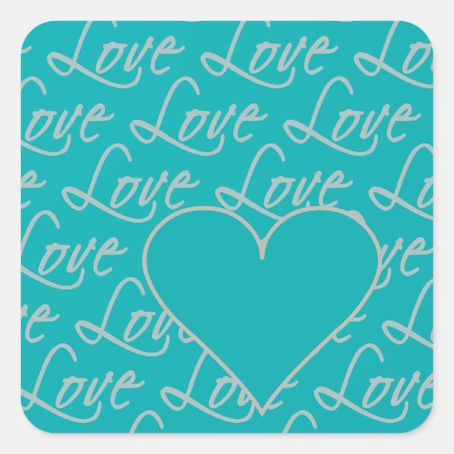 Pegatinas de texto de amor, personalizar (Anverso)