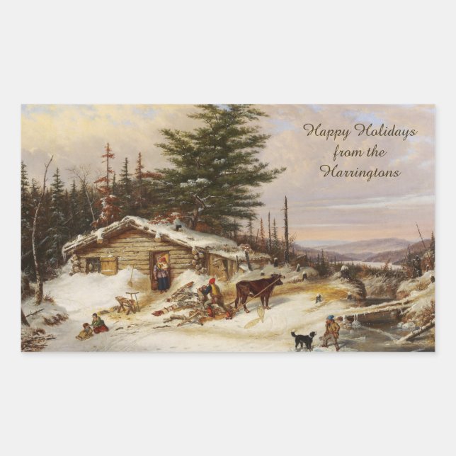 Pegatinas de texto de personalizados de arte de Wi (Anverso)