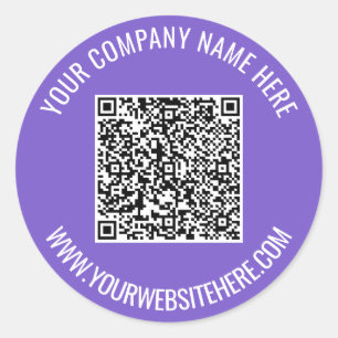 Pegatinas de texto y código QR Personalizado perso