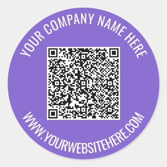 Pegatinas de texto y código QR Personalizado perso (Anverso)