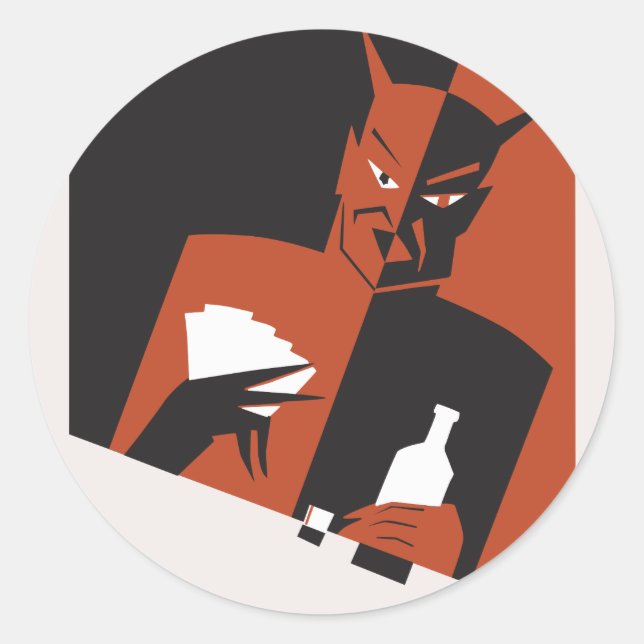 pegatinas de "The Devil's Vices" (Anverso)