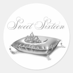 Pegatinas de Tiara Princess Sweet Sixteen