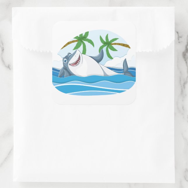 Pegatinas de tiburones (Bolso)