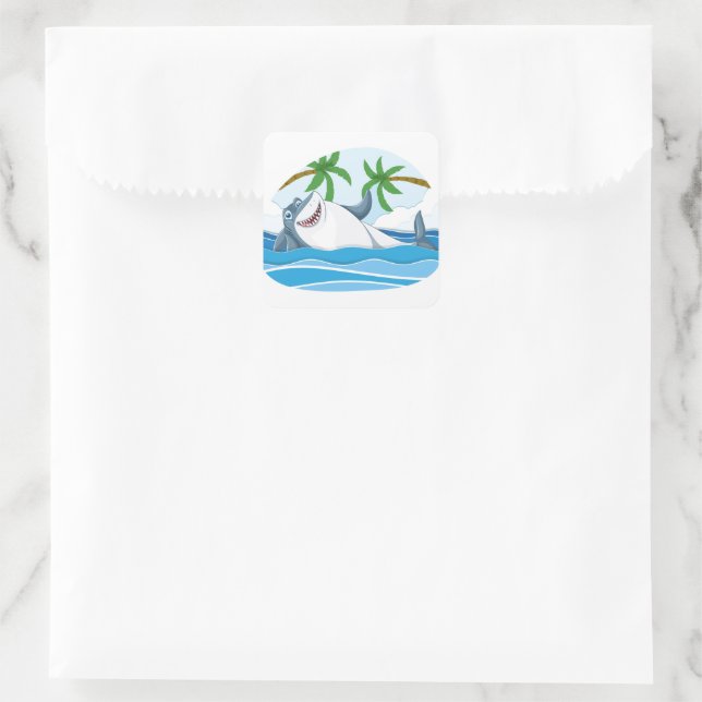 Pegatinas de tiburones (Bolso)