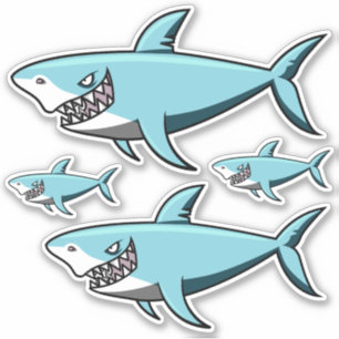 Pegatinas de tiburones