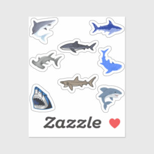 Pegatinas de tiburones