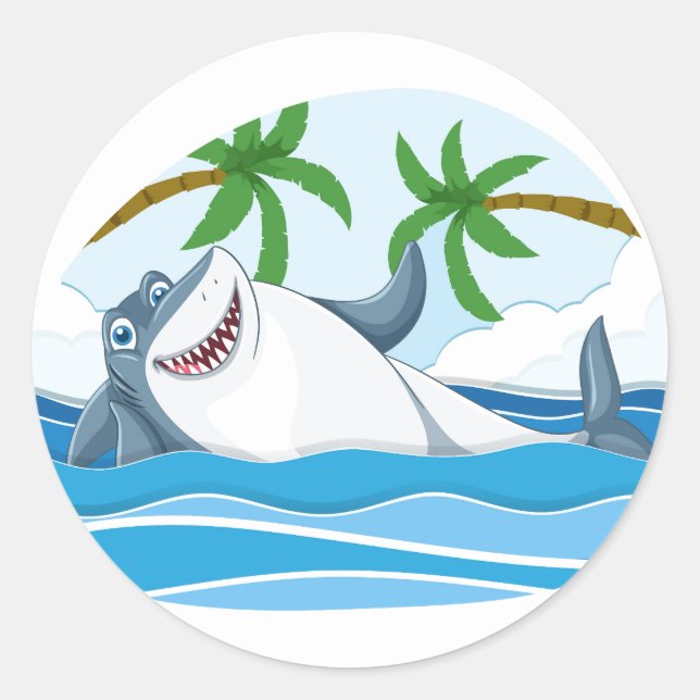 Pegatinas de tiburones (Anverso)