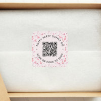 Pegatinas de tienda de código QR personalizado Fla
