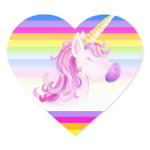 Pegatinas de tiras de arco iris de color azul unic