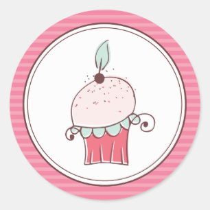 Pegatinas de torta súper cuta