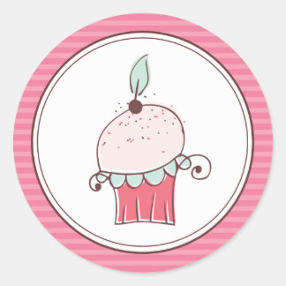 Pegatinas de torta súper cuta