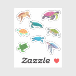 Pegatinas de tortuga