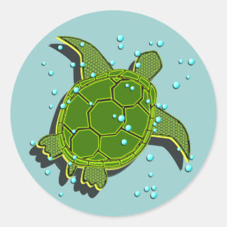 Pegatinas de Tortuga Marina