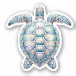 Pegatinas de tortugas del mar Pastel