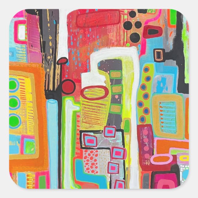 Pegatinas de trabajo de fábrica (Anverso)