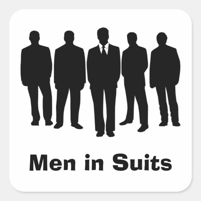 pegatinas de traje masculino (Anverso)