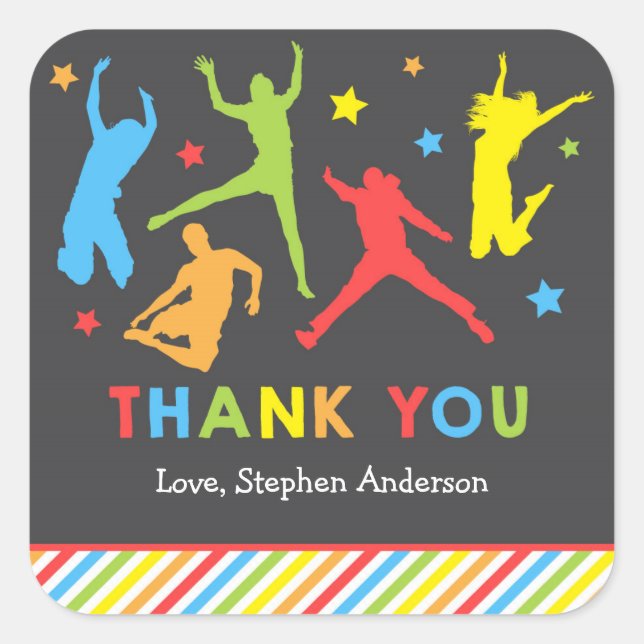 Pegatinas de Trampoline / Pegatinas de Jump (Anverso)