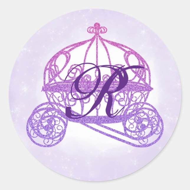 Pegatinas de transporte Purple Princess (Anverso)