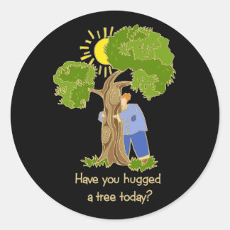Pegatinas de Tree Hugger