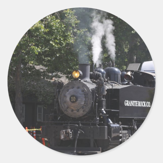 Pegatinas de tren de motor de vapor (Anverso)