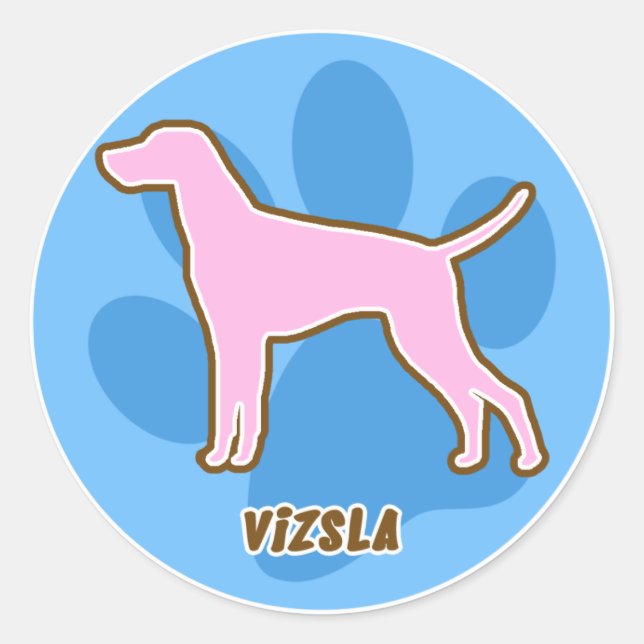 Pegatinas de Trendy Vizsla (Anverso)