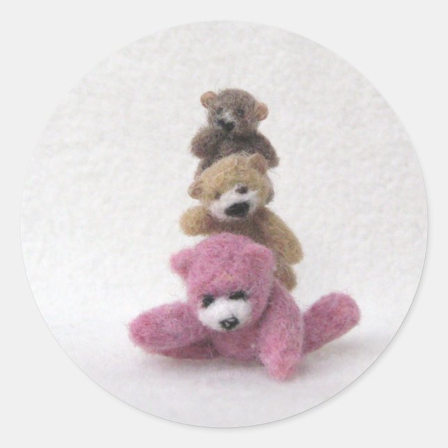 Pegatinas de tres osos (Anverso)